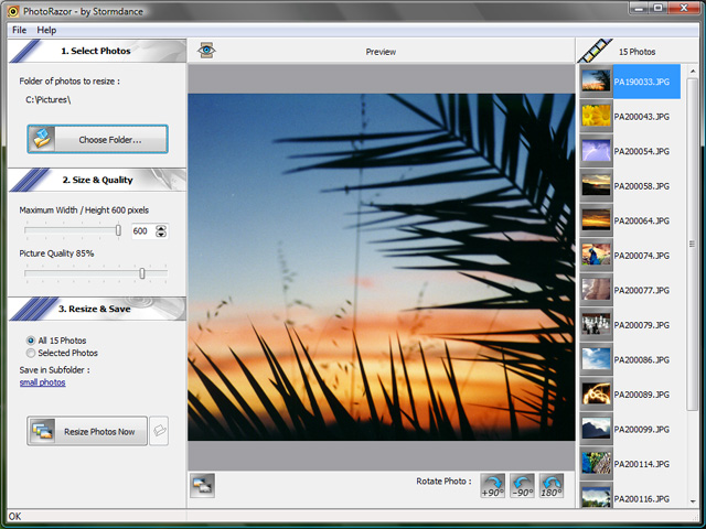 photorazor screenshot 1