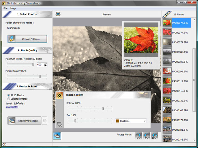 
 photorazor screenshot 3