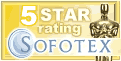 Sofotex 5 stars rating