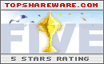 Topshareware.com 5 stars rating